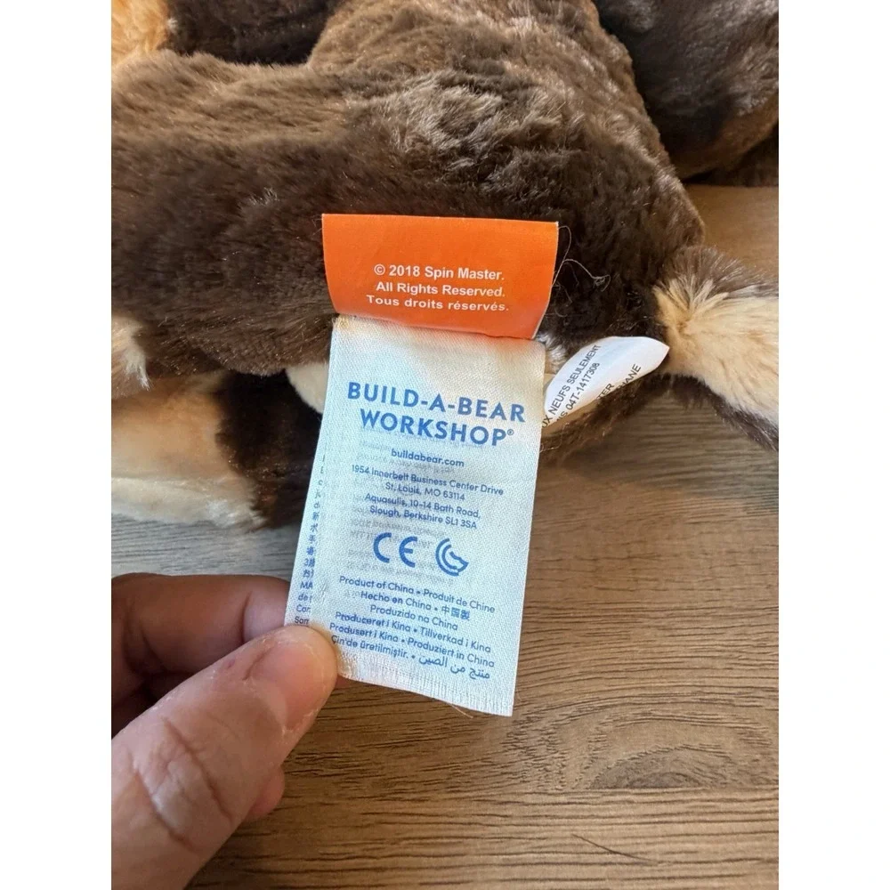 Build A Bear Chase Paw Patrol Plush talking‎ Cop Dog Nickelodeon Puppy 14